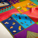 Silk Scarf - Better Together (90 x 90 cm)