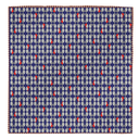 Silk Pocket Square - A Matter of Moustache (35 x 35 cm)