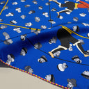 Silk Scarf - Keep Your Eye On The Ball (90 x 90 cm)