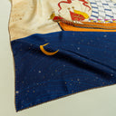 Silk Scarf - There Were Fish Swimming in the Eyes (90 x 90 cm)