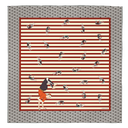 Silk Bandana - Her Master's Shadow (50 x 50 cm)