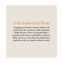 Silk Bandana - Her Master's Shadow (50 x 50 cm)